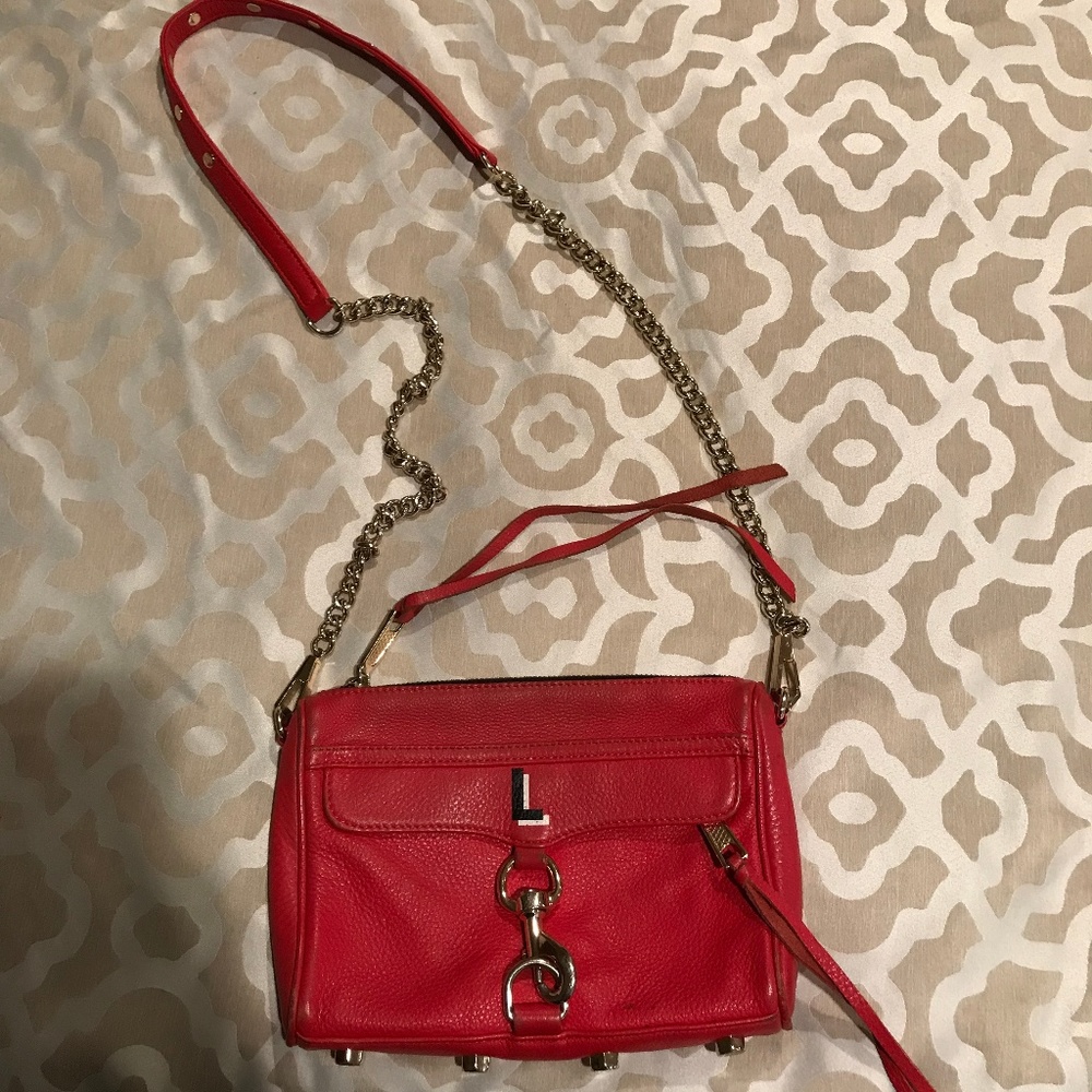 Rebecca Minkoff Mini Mac Purse w/ custom monogram